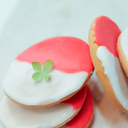 Fat-Free Pink & White Cookie