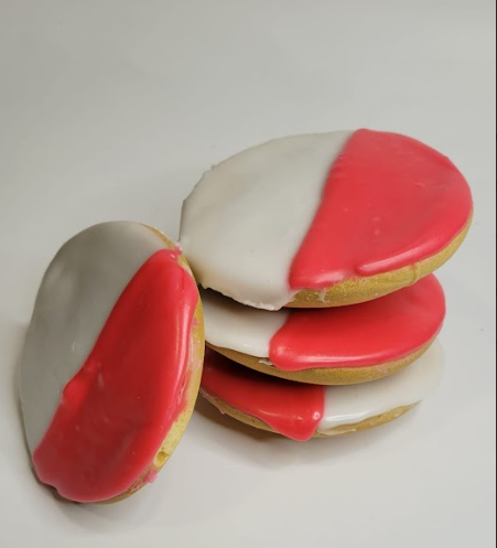 Fat-Free Pink & White Cookie