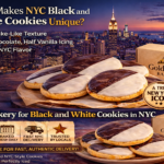 What makes NYC black and white cookies unique
